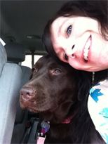 Shiloh and Joy on the way home from the vets.